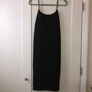 Midi black dress